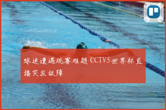 球迷遭遇观赛难题 CCTV5世界杯直播突发故障